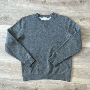 Sunspel Gray Loopback Sweater